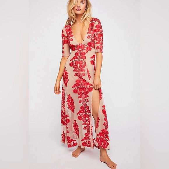 For Love & Lemons Temecula Summer Maxi dress, size M, NWT - Picture 2 of 15